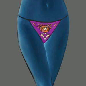 G-string purple 128000128