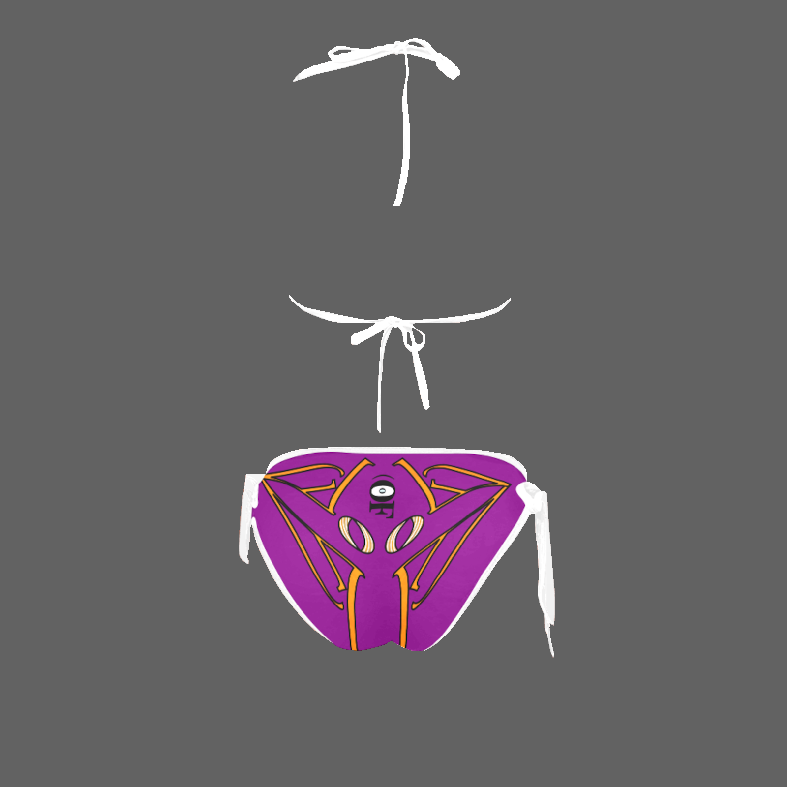 Bikini swimsuit purple 128000128 - Image 4