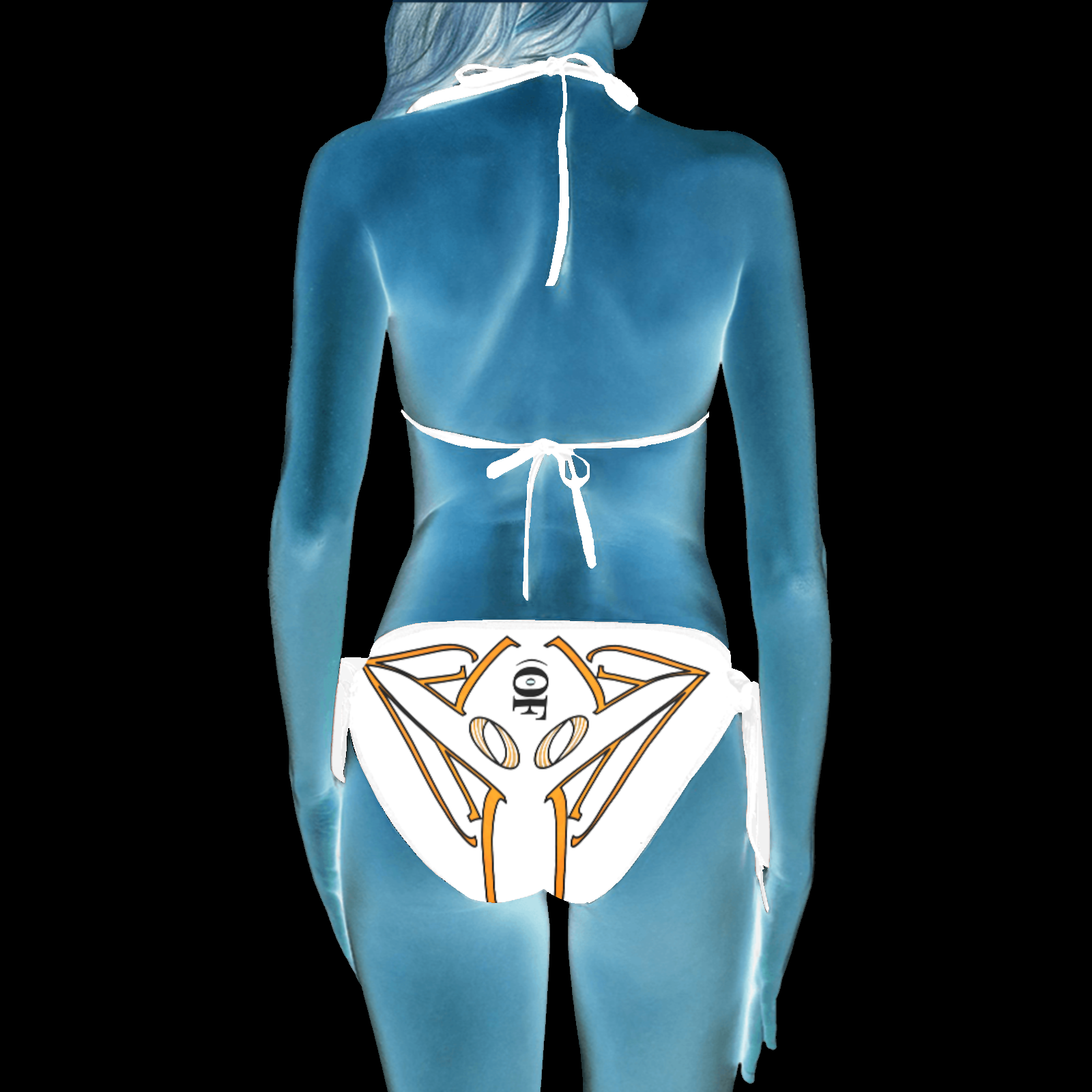 Bikini swimsuit white 255255255 - Image 2