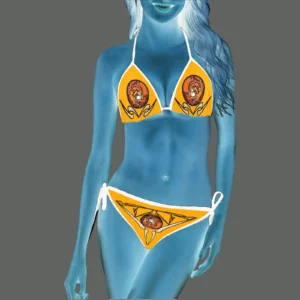 Bikini swimsuit orange 255165000