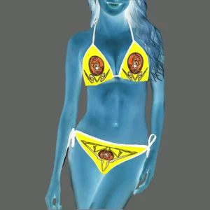 Bikini swimsuit yellow 255255000