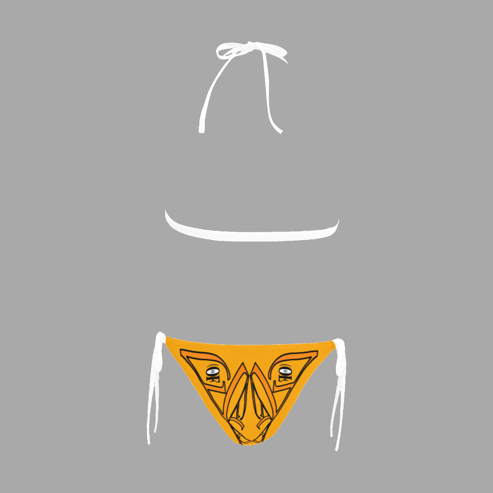 Halter bikini swimsuit orange 255165000 - Image 4