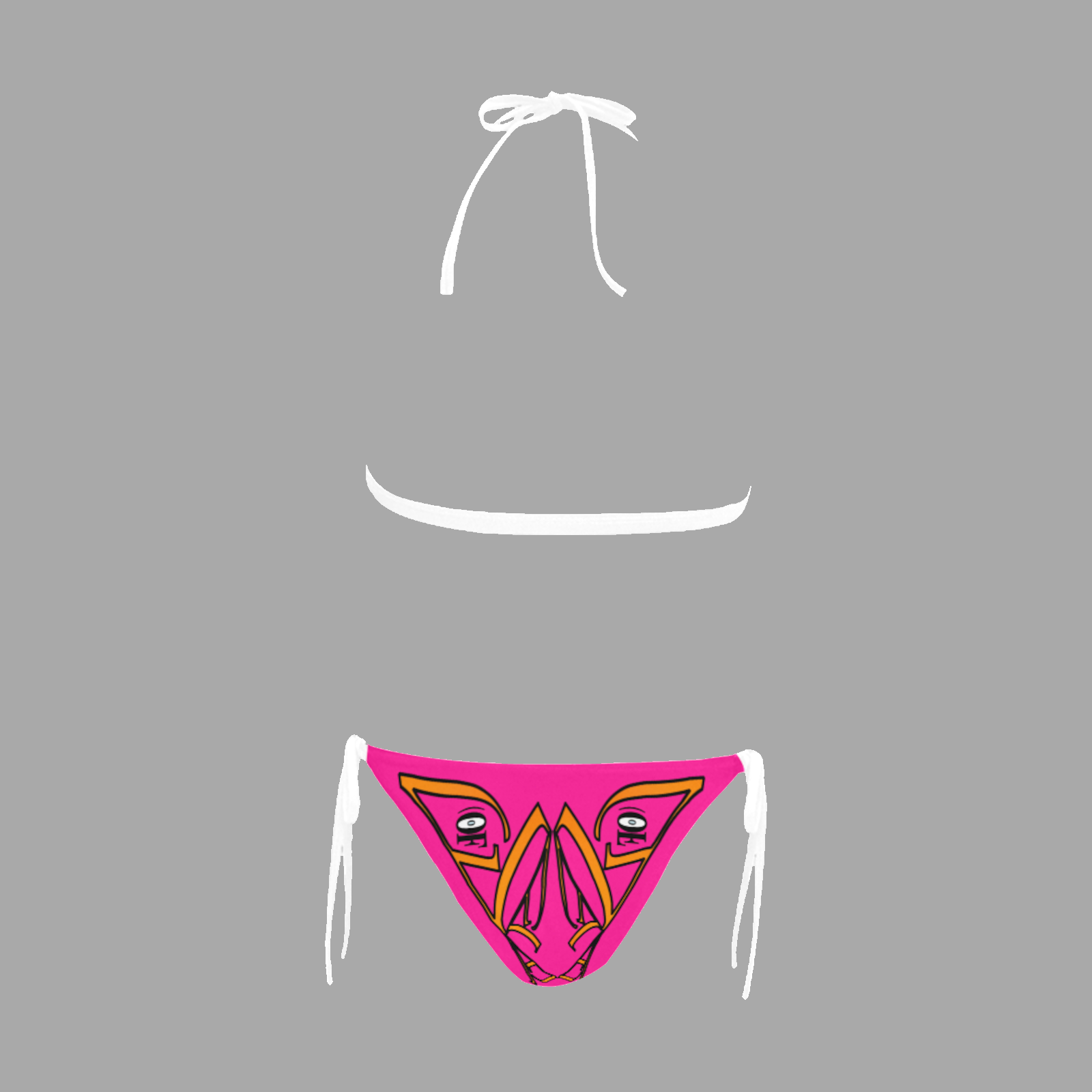 Halter bikini swimsuit pink 255020147 - Image 4
