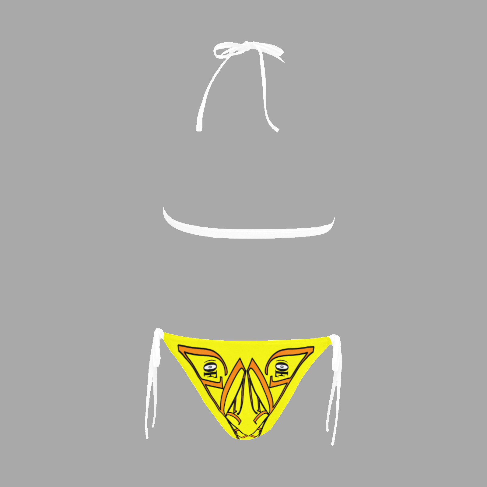 Halter bikini swimsuit yellow 255255000 - Image 4