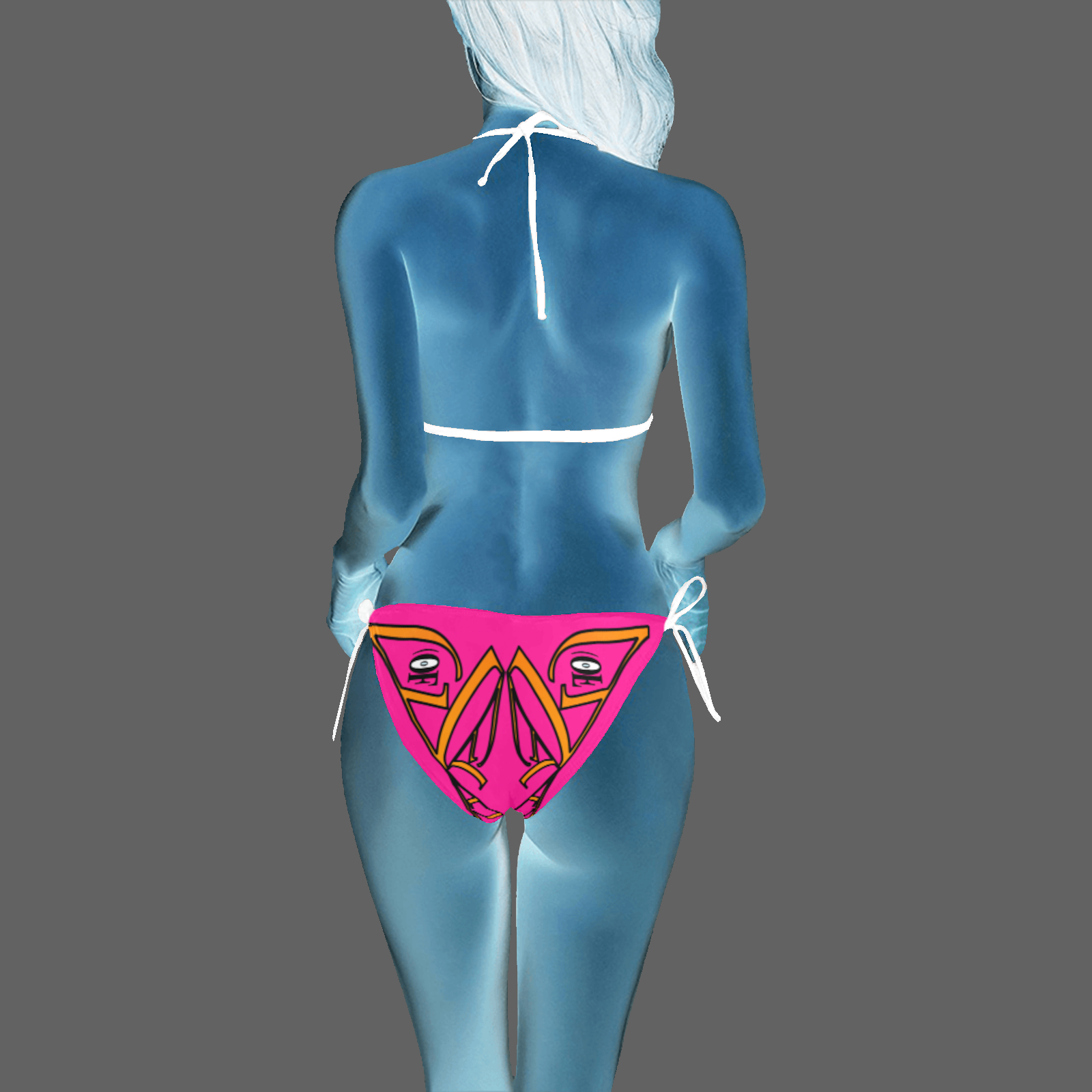 Halter bikini swimsuit pink 255020147 - Image 2