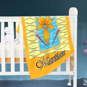 Baby Blanket 30x40 orange 255165000 Beach Martian