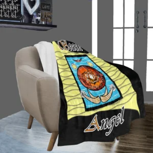 Micro Fleece Blanket 50x60 black 000000000 Beach Angel (USA)
