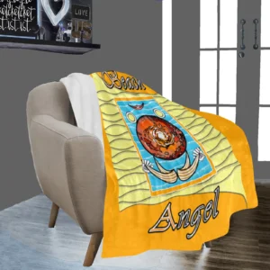 Micro Fleece Blanket 50x60 orange 255165000 Beach Angel (USA)