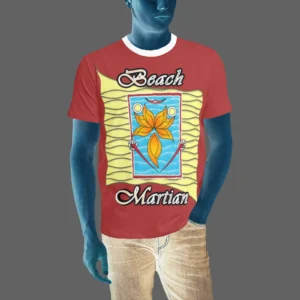 Men's T-shirt brown 165042042 Beach Martian
