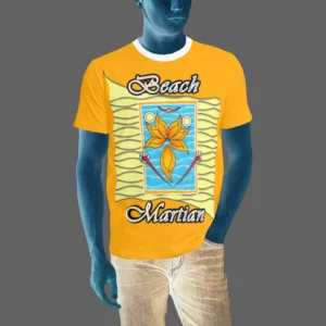 Men's T-shirt orange 255165000 Beach Martian