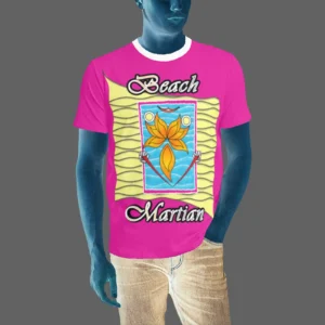 Men's T-shirt pink 255020147 Beach Martian
