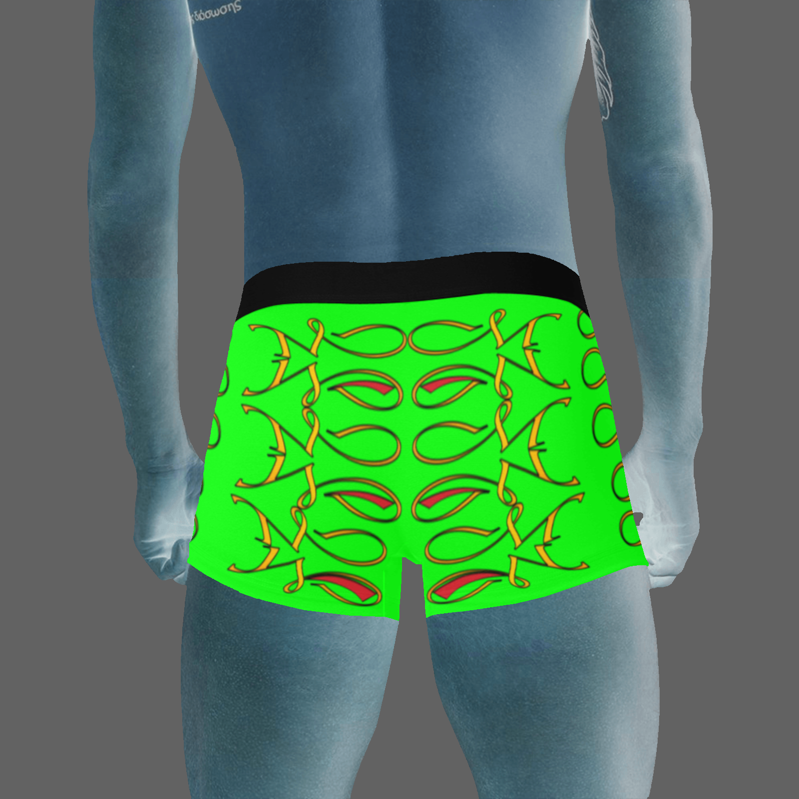 Men's boxer briefs green 000255000 (USA) - Image 2