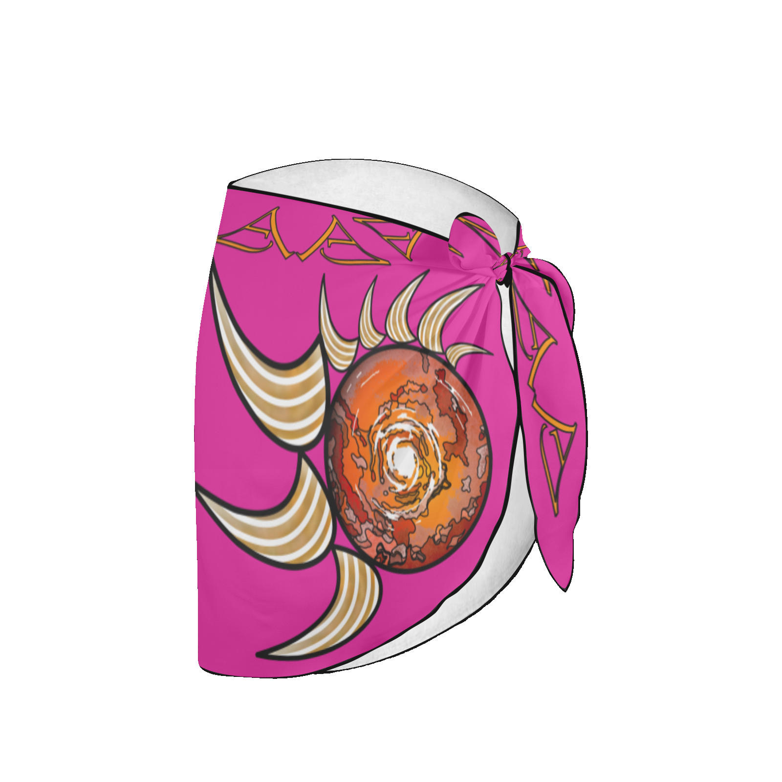 Women's beach sarong wrap pink 255020147 (USA) - Image 4