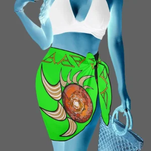 Women's beach sarong wrap green 000255000 (USA)