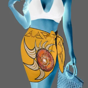 Women's beach sarong wrap orange 255165000 (USA)