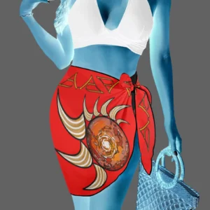 Women's beach sarong wrap red 255000000 (USA)