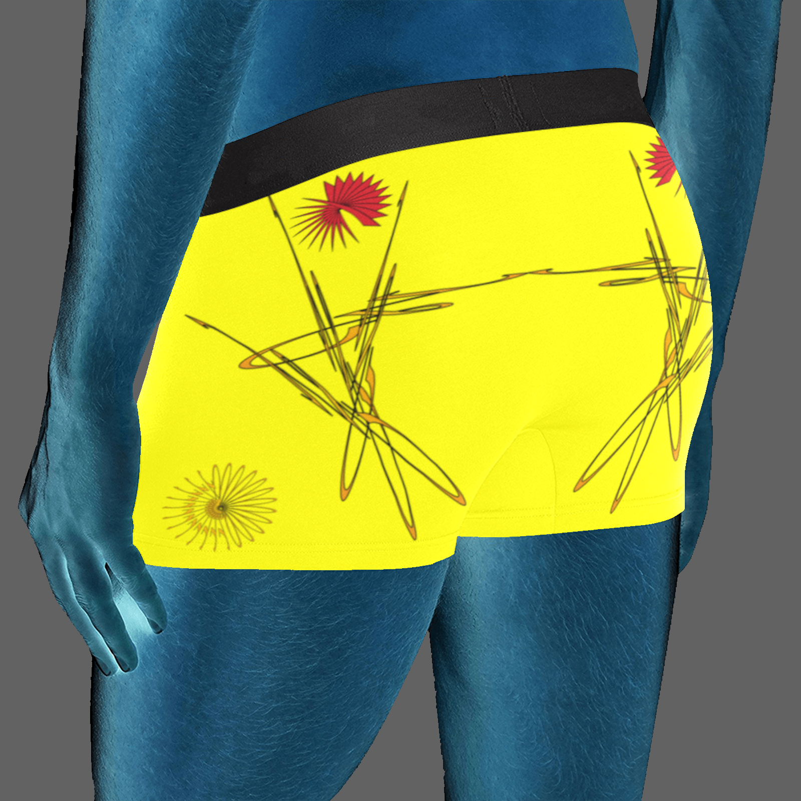 Men's boxer briefs 3P yellow 255255000 (USA) - Image 2