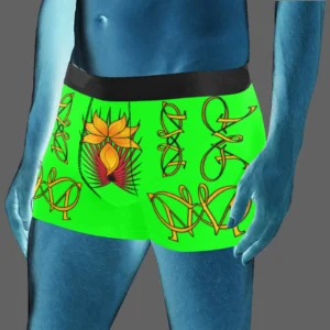 Men's boxer briefs (with waistband) green 000255000 (USA)