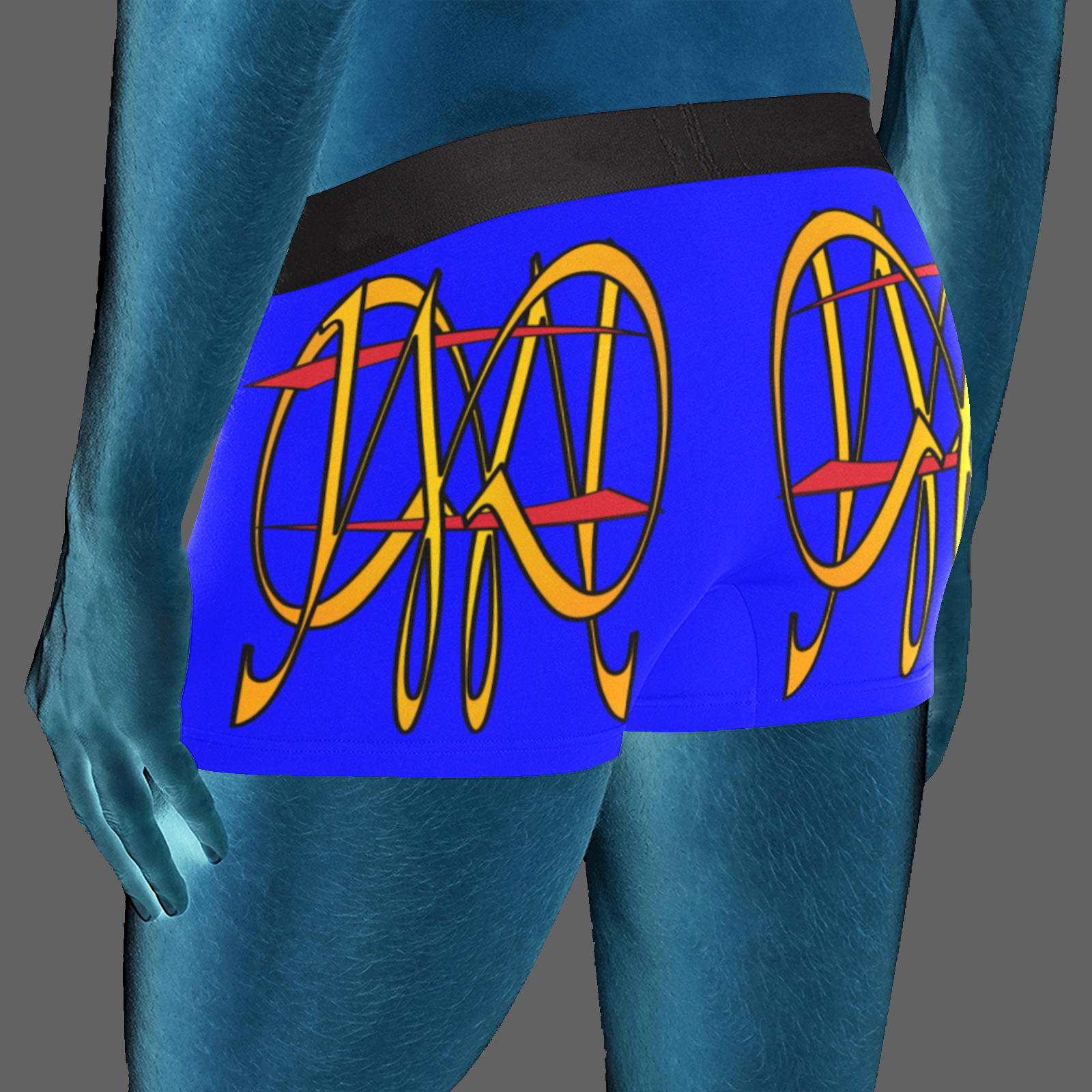 Men's boxer briefs (with waistband) blue 000000255 (USA) - Image 2