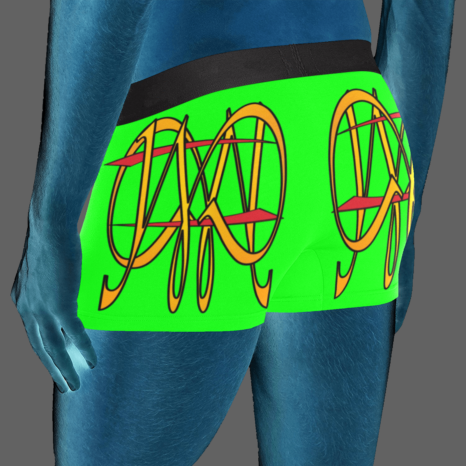 Men's boxer briefs (with waistband) green 000255000 (USA) - Image 2