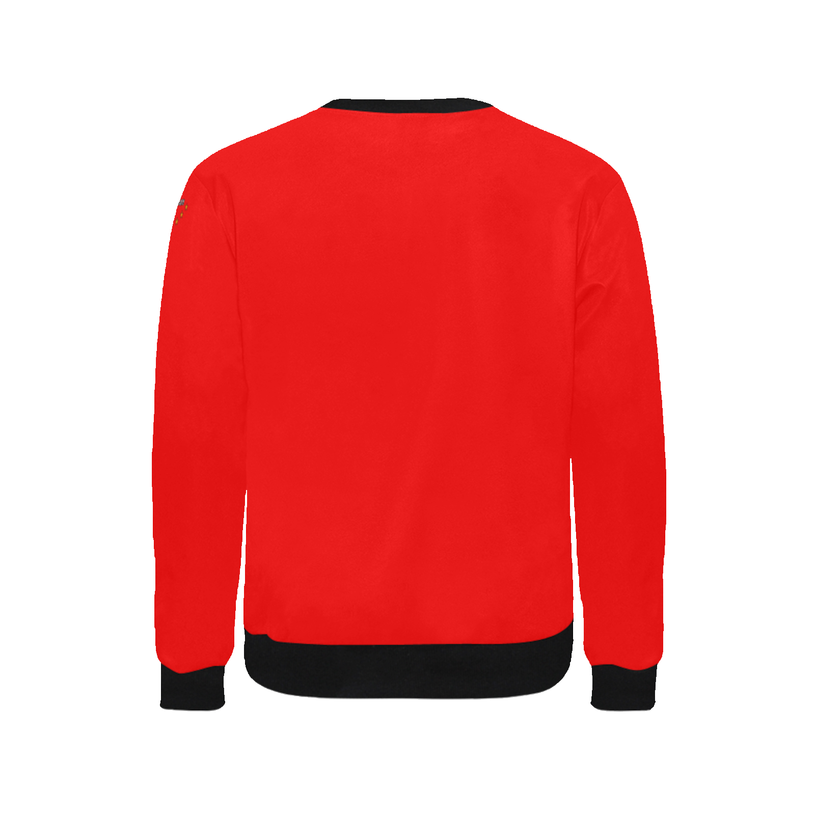 Men's crewneck sweatshirt red 255000000 like Embroidered Martian - Image 4