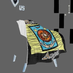 Micro Fleece Blanket 30x40 black 000000000 Beach Angel (USA)