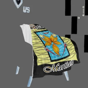 Micro Fleece Blanket 30x40 black 000000000 Beach Martian (USA)
