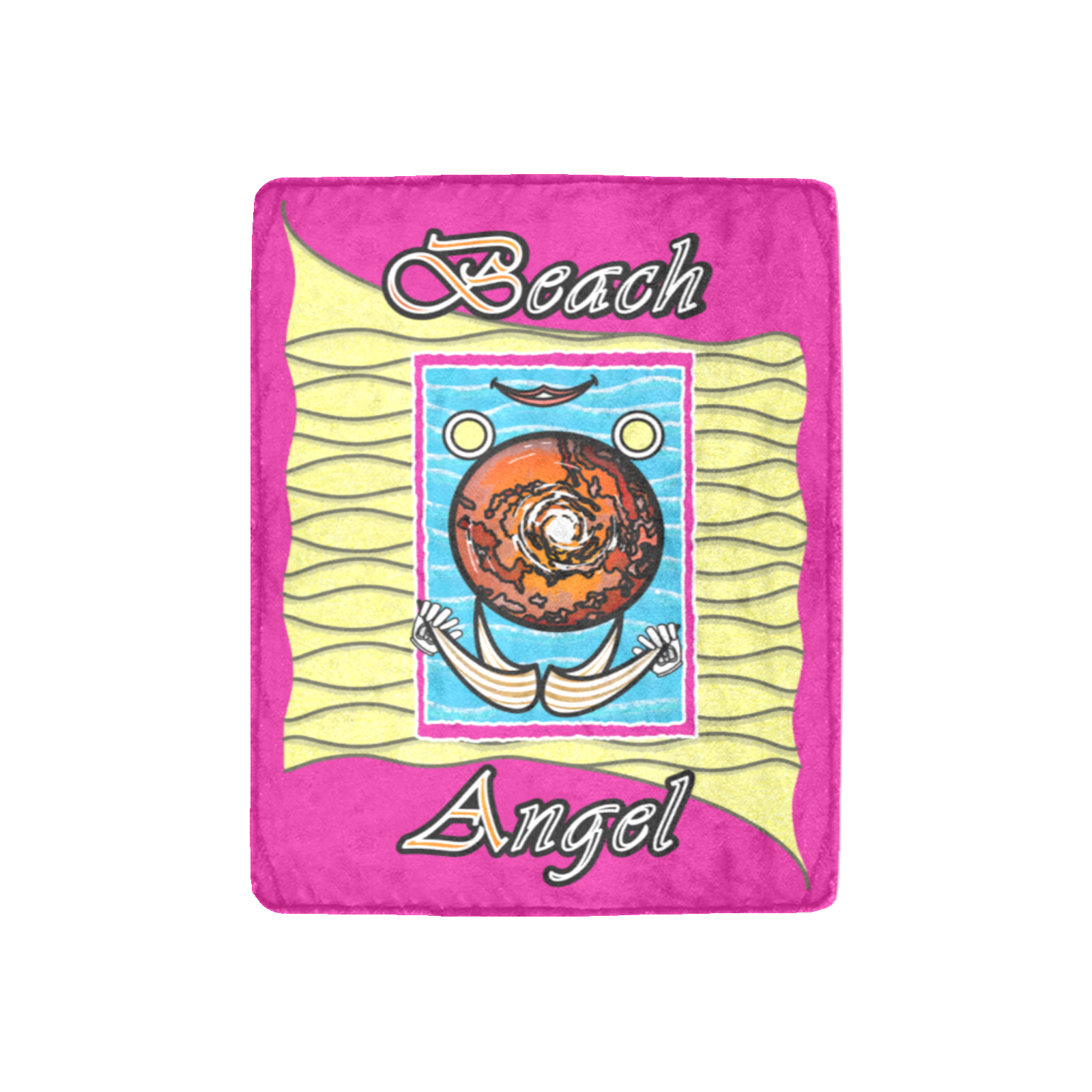 Micro Fleece Blanket 30x40 pink 255020147 Beach Angel (USA) - Image 3