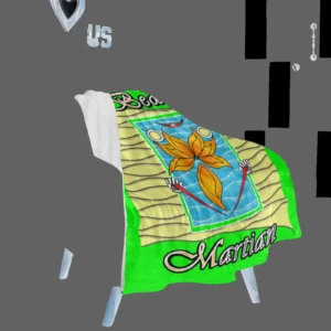 Micro Fleece Blanket 30x40 green 000255000 Beach Martian (USA)