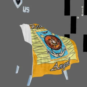 Micro Fleece Blanket 30x40 orange 255165000 Beach Angel (USA)