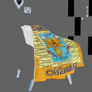 Micro Fleece Blanket 30x40 orange 255165000 Beach Martian (USA)