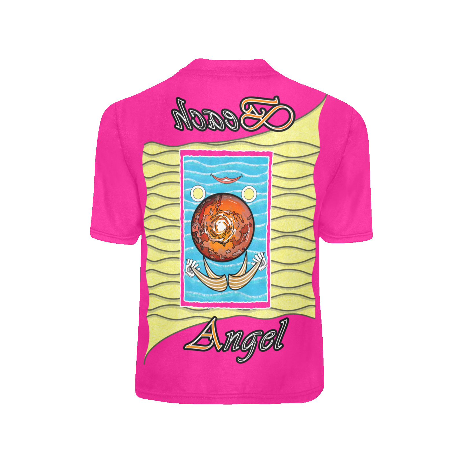 Teens girls' crew neck T-shirt pink 255020147 Beach Angel (USA) - Image 4