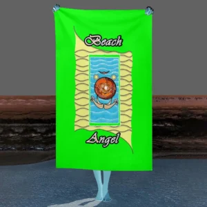 Beach Towel 130x80cm green 000255000 Beach Angel