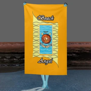Beach Towel 130x80cm orange 255165000 Beach Angel