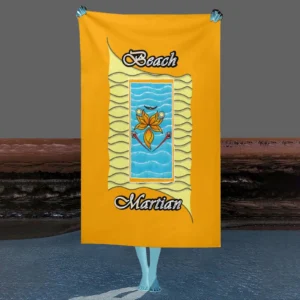Beach Towel 130x80cm orange 255165000 Beach Martian