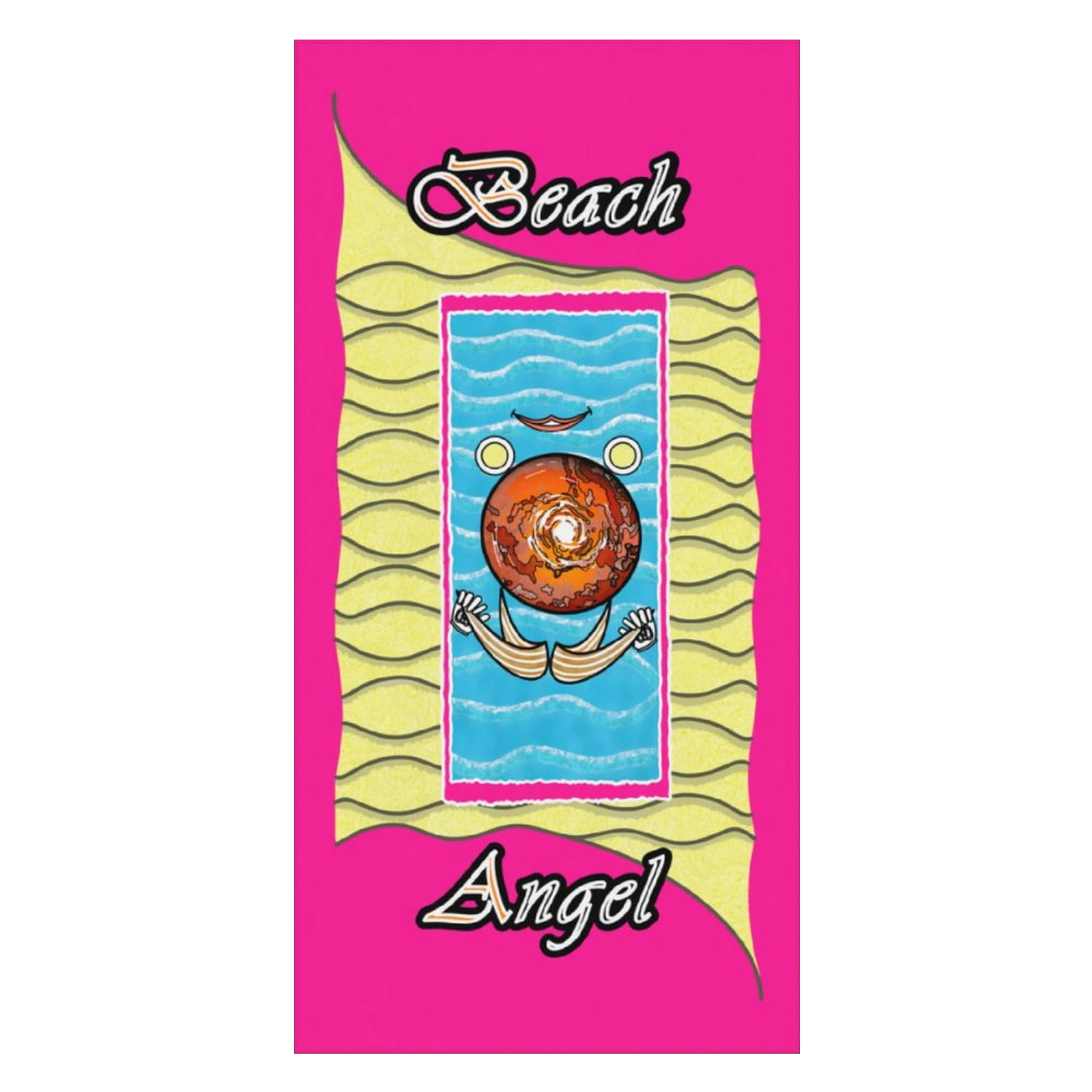 Beach Towel 160x80cm pink 255020147 Beach Angel - Image 3