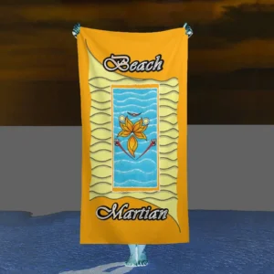 Beach Towel 160x80cm orange 255165000 Beach Martian