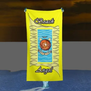 Beach Towel 160x80cm yellow 255255000 Beach Angel