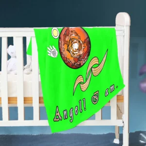 Baby Blanket 30x40 green 000255000 Hello Angel