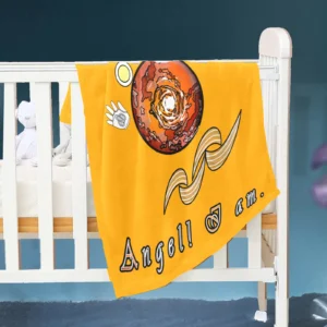 Baby Blanket 30x40 orange 255165000 Hello Angel