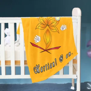 Baby Blanket 30x40 orange 255165000 Hello Martian