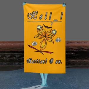 Beach Towel 130x80cm orange 255165000 Hello Martian