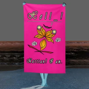 Beach Towel 130x80cm pink 255020147 Hello Martian