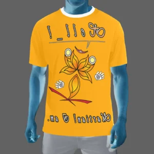 Men's Crew Neck T-Shirt orange 255165000 Hello Martian