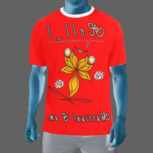 Men's Crew Neck T-Shirt red 255000000 Hello Martian