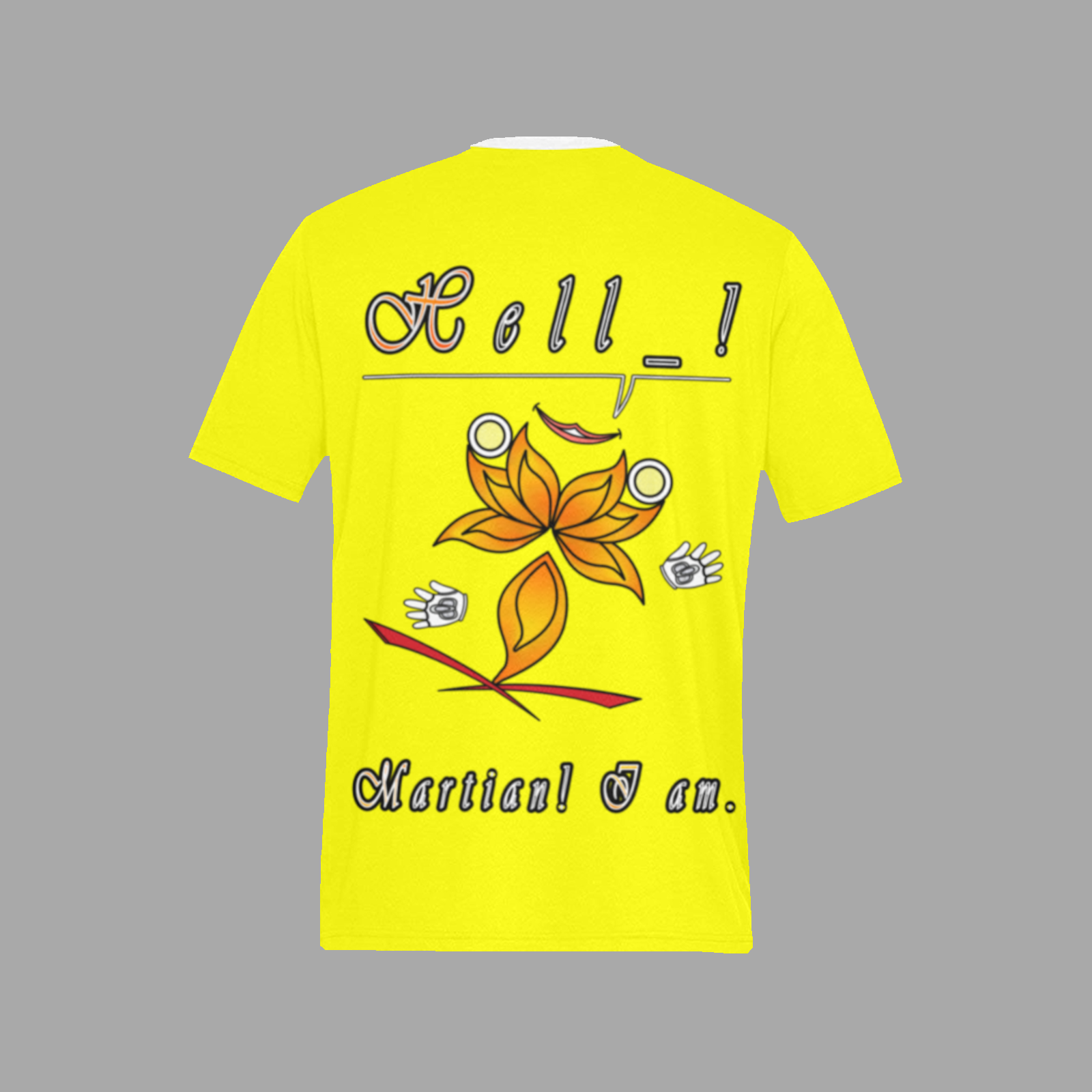 Men's T-shirt yellow 255255000 Hello Martian - Image 4