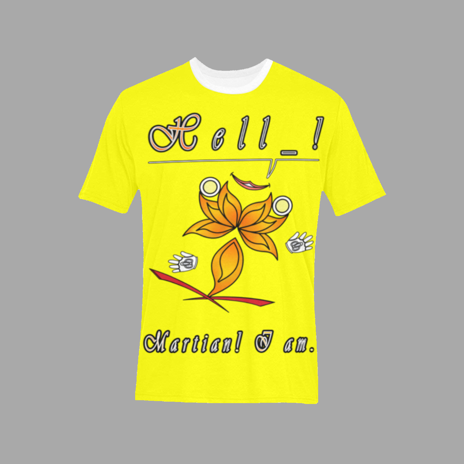 Men's T-shirt yellow 255255000 Hello Martian - Image 3
