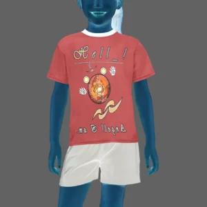 Teens girls' crew neck T-shirt brown 165042042 Hello Angel