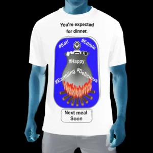 Men's Crew Neck T-Shirt white 255255255 Cauldron Martian