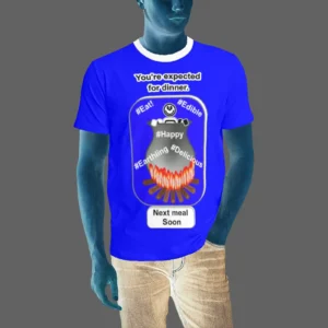 Men's T-shirt blue 000000255 Cauldron Martian